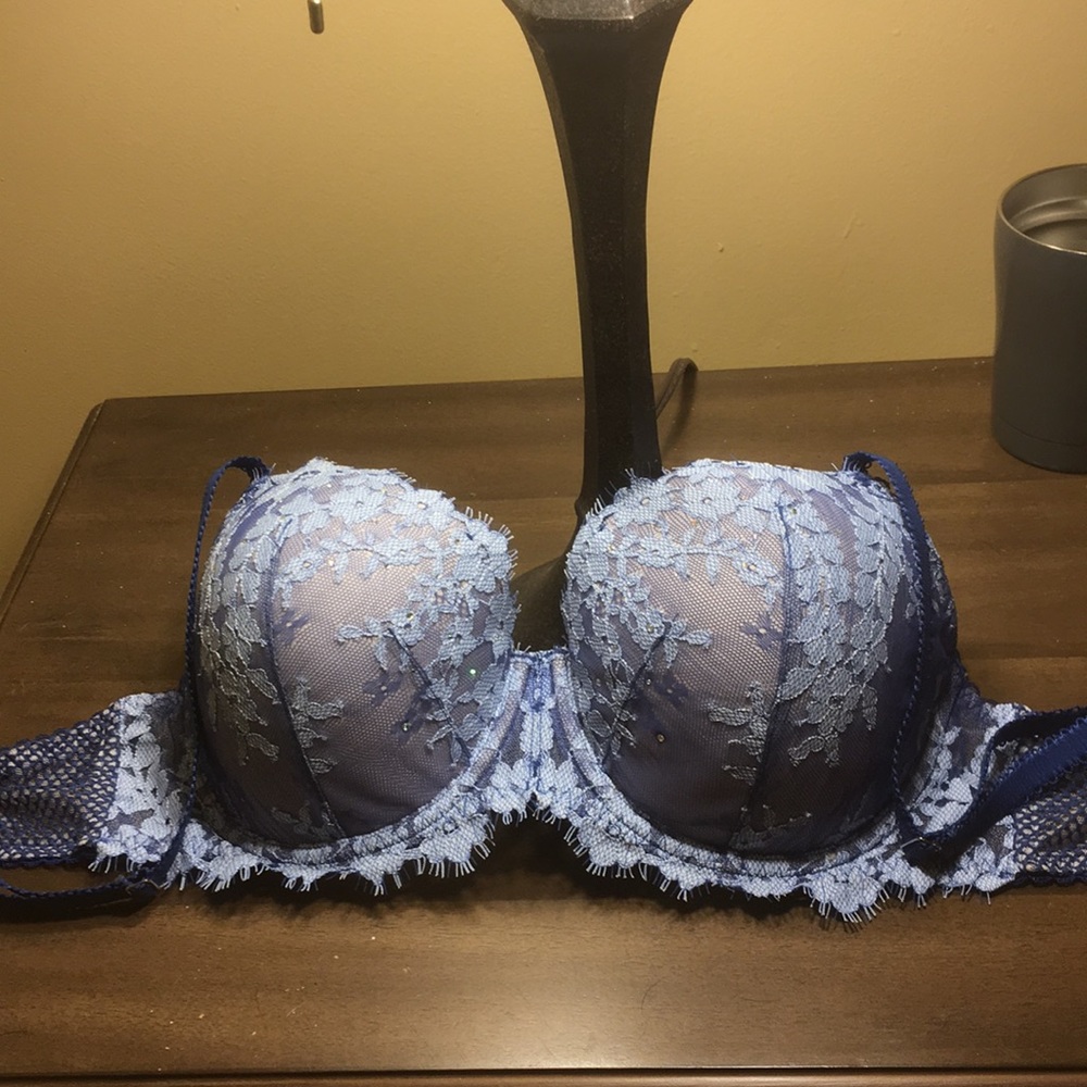 Victoria Secret Blue bra with gems ❤️